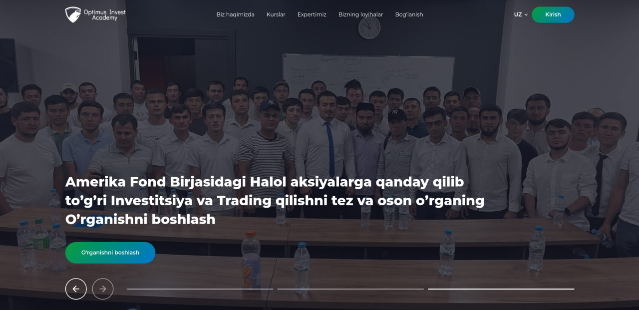 Optimus Invest Learning Platform